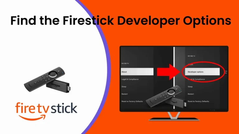 How to Find the Firestick Developer Options?