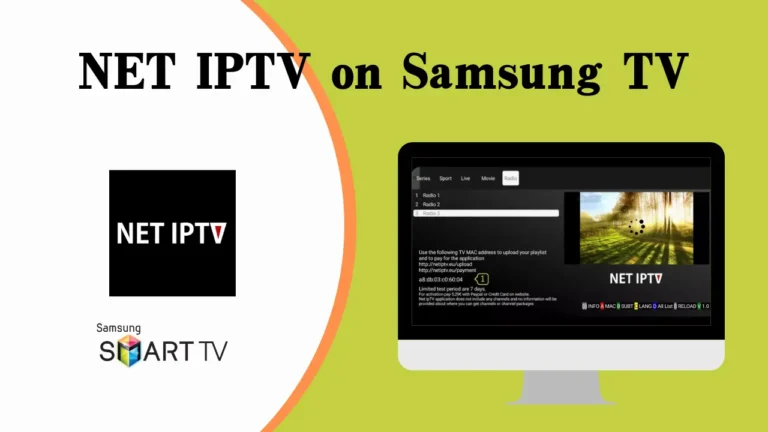 How to install NET IPTV on Samsung TV?