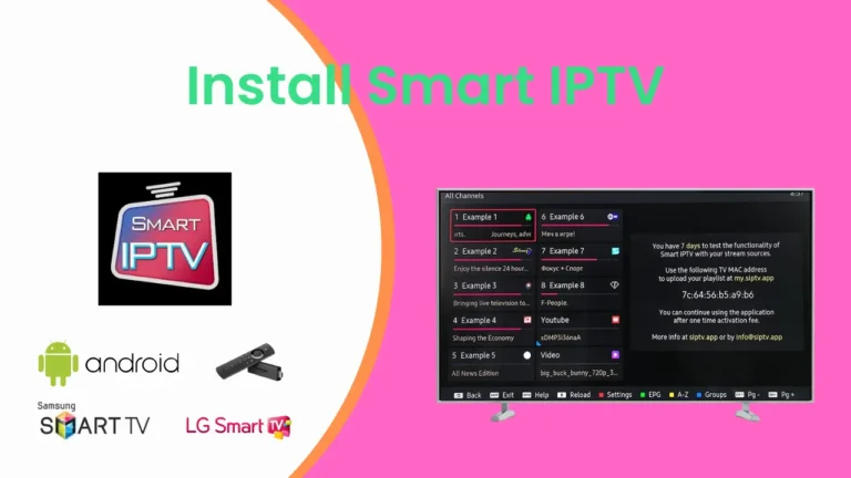 How to install and activate smart IPTV?